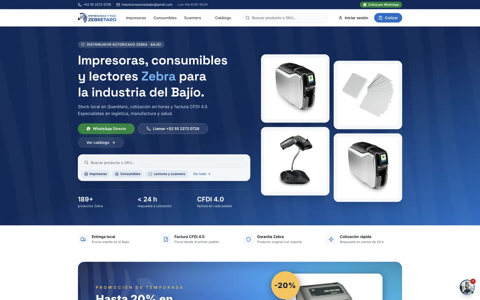 Home page of zebretaro.com